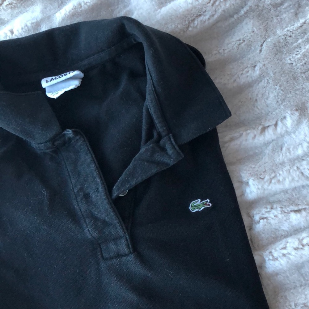 Classic, black Lacoste top